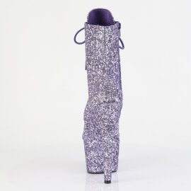 Pleaser ADORE-1020GWR Stivaletti Con Plateau Glitter Viola EU-39 / US-9
