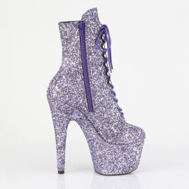 Pleaser ADORE-1020GWR Stivaletti Con Plateau Glitter Viola EU-39 / US-9