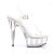 Pleaser Sandali DELIGHT-608 Trasparente/Trasparente EU-42 / US-12