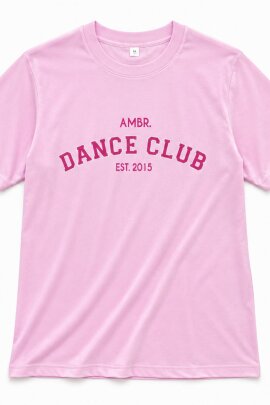 AMBR Designs T-Shirt Dance Club Rosa M