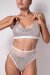 Polerina Top Nixa Paillettes Argento S