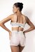 Polerina Bike Shorts Paillettes Argento XS