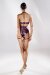 Polerina Shorts Bikini Velvet Bordeaux/Argento XL