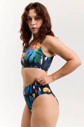 Pole Addict Shorts High Leg Exotic Flowers S