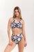 Pole Addict Shorts High Leg Black White Snake
