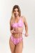 Pole Addict Shorts Capri Pink Snake XS