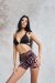 Lunalae Shorts High Waist Gianna Mesh Leopard