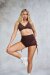 Lunalae Top Sienna Mesh Cut Out Bra Cioccolato