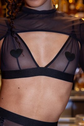 Les Polettes Bralette Naora Nero