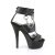 Pleaser Sandali KISS-261 Similpelle Nero/Nero Opaco EU-37 / US-7