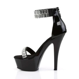 Pleaser Sandali KISS-269RS Nero/Nero EU-40 / US-10