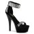 Pleaser Sandali KISS-269RS Nero/Nero EU-40 / US-10