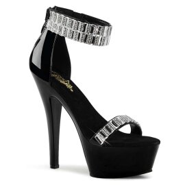 Pleaser Sandali KISS-269RS Nero/Nero EU-42 / US-12