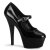 Pleaser Sandali KISS-280 Vernice Nero/Nero EU-37 / US-7