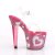 Pleaser Sandali LOVESICK-708HEART Trasparente/Rosa Acceso-Strass EU-35 / US-5