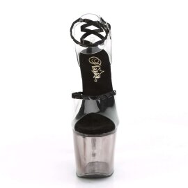 Pleaser Sandali LOVESICK-712T Trasparente-Nero/Nero...