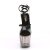 Pleaser Sandali LOVESICK-712T Trasparente-Nero/Nero Sfumato EU-41 / US-11