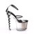 Pleaser Sandali LOVESICK-712T Trasparente-Nero/Nero Sfumato EU-41 / US-11