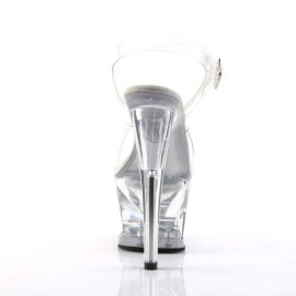 Pleaser Sandali MOON-708 Trasparente/Trasparente EU-37 / US-7