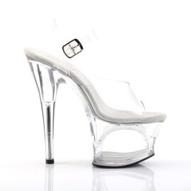 Pleaser Sandali MOON-708 Trasparente/Trasparente EU-37 / US-7