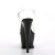 Pleaser Sandali MOON-708HRS Trasparente/Nero Rosso Strass EU-37 / US-7
