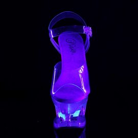 Pleaser Sandali MOON-708MER Trasparente/Trasparente EU-35...