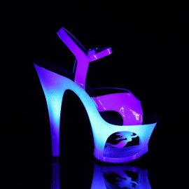 Pleaser Sandali MOON-711MER TPU Blu Cangiante/Blu Ombre EU-35 / US-5