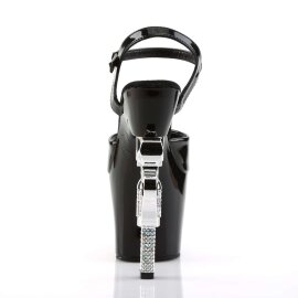 Pleaser Sandali REVOLVER-709 Nero/Nero EU-35 / US-5