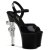 Pleaser Sandali REVOLVER-709 Nero/Nero EU-35 / US-5