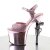 Pleaser Sandali REVOLVER-709G Rosa Baby Multi Glitter/Rosa Baby Cromato EU-35 / US-5