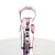 Pleaser Sandali REVOLVER-709G Rosa Baby Multi Glitter/Rosa Baby Cromato EU-35 / US-5