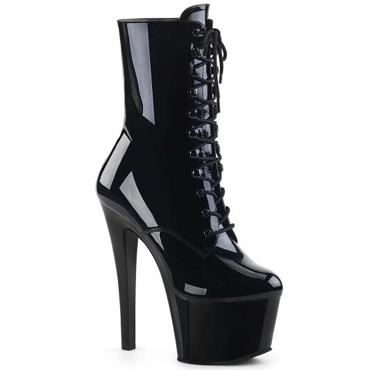 Pleaser Stivaletti SKY-1020 Vernice Nero/Nero EU-35 / US-5