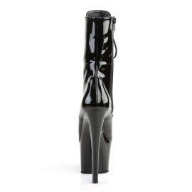 Pleaser Stivaletti SKY-1020 Vernice Ner/oNero EU-37 / US-7