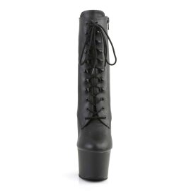 Pleaser Stivaletti SKY-1020 Similpelle Nero/Nero Opaco EU-35 / US-5