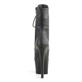 Pleaser Stivaletti SKY-1020 Similpelle Nero/Nero Opaco EU-35 / US-5