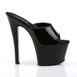 Pleaser Mules SKY-301 Vernice Nero/Nero EU-35 / US-5