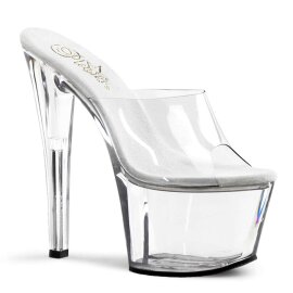Pleaser Mules SKY-301 Trasparente/Trasparente EU-35 / US-5