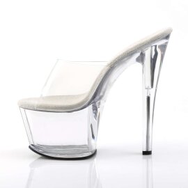 Pleaser Mules SKY-301 Trasparente/Trasparente EU-35 / US-5
