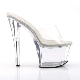 Pleaser Mules SKY-301 Trasparente/Trasparente EU-37 / US-7