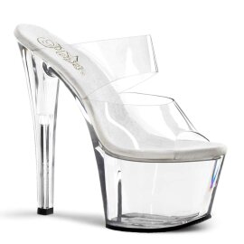 Pleaser Mules SKY-302 Trasparente/Trasparente EU-35 / US-5