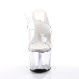 Pleaser Mules SKY-302 Trasparente/Trasparente EU-35 / US-5