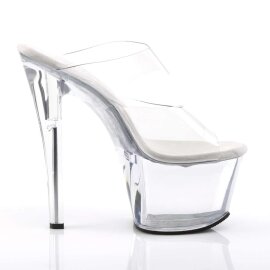 Pleaser Mules SKY-302 Trasparente/Trasparente EU-37 / US-7