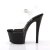Pleaser Sandali SKY-308 Trasparente/Nero EU-37 / US-7