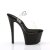 Pleaser Sandali SKY-308 Trasparente/Nero EU-37 / US-7