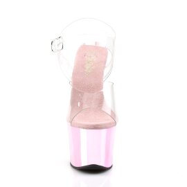 Pleaser Sandali SKY-308 Trasparente/Rosa Baby Cromato...