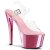 Pleaser Sandali SKY-308 Trasparente/Rosa Baby Cromato EU-42 / US-12