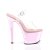 Pleaser Sandali SKY-308 Trasparente/Rosa Baby Cromato EU-36 / US-6
