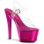 Pleaser Sandali SKY-308 Trasparente/Rosa Acceso Cromato EU-35 / US-5