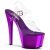 Pleaser Sandali SKY-308 Trasparente/Viola Cromato EU-37 / US-7