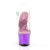Pleaser Sandali SKY-308 Trasparente/Viola Cromato EU-37 / US-7